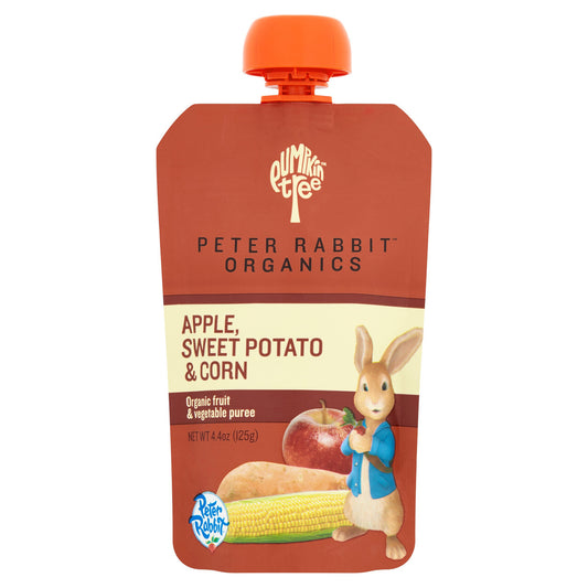 Peter Rabbit Organics Sweet Potato, Corn & Apple Snack (10 pouches X 4.4 OZ)