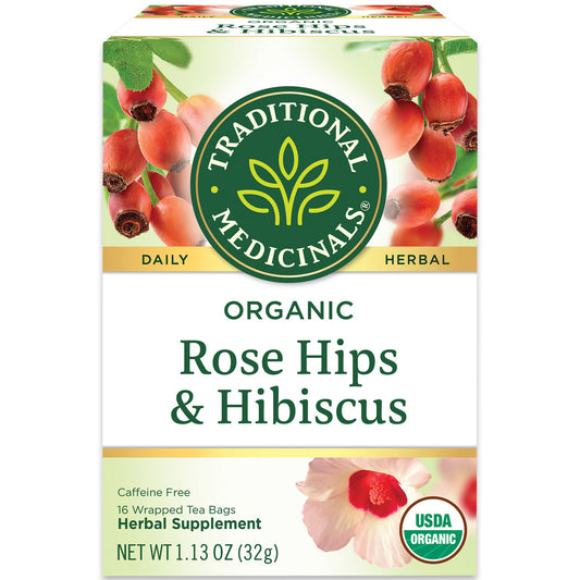 Traditional Medicinals Hibiscus Tea (6 boxes x 16 Bags )