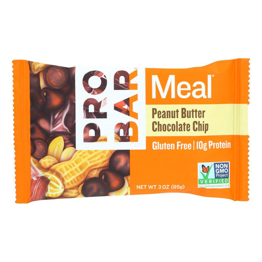 Probar Brand Organic Peanut Butter Chocolate Chip Bar (12 bars x 3 Oz)