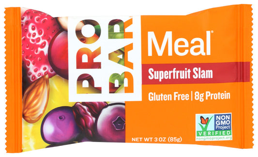 Probar Brand Organic Super Fruit Slam Bar (12 bars x3 Oz)