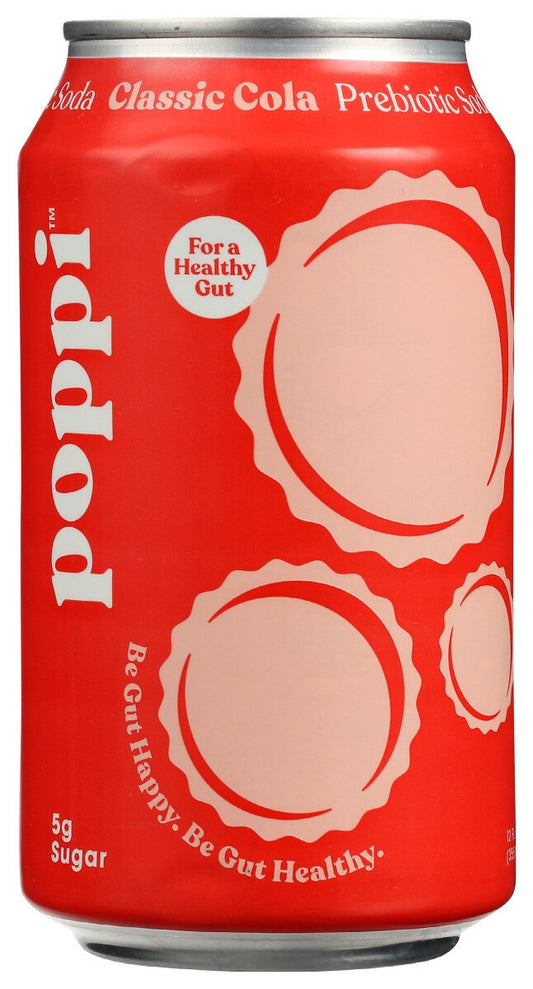 POPPI Brand Prebiotic Classic Soda   (12 pack x12.00)