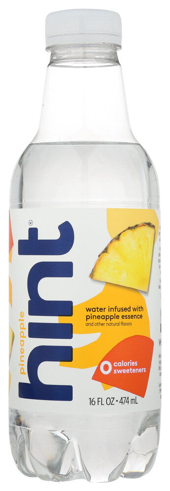 Hint Pineapple Water Unsweetened (12 x 16 oz)