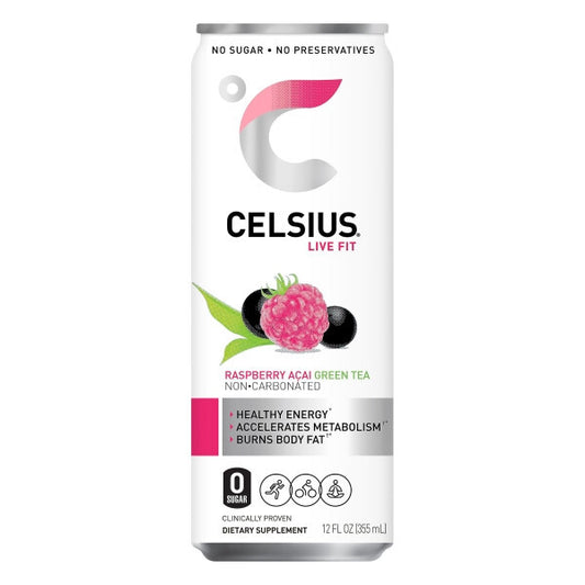 Celsius Raspberry Green Tea Non-carbonated (12 cans x 12.00)
