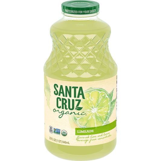 Santa Cruz Brand Organic Limeade ( 12 Jars x 32 oz   )