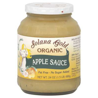 Solana Gold Organics Apple Sauce (12 jars x 24 OZ)