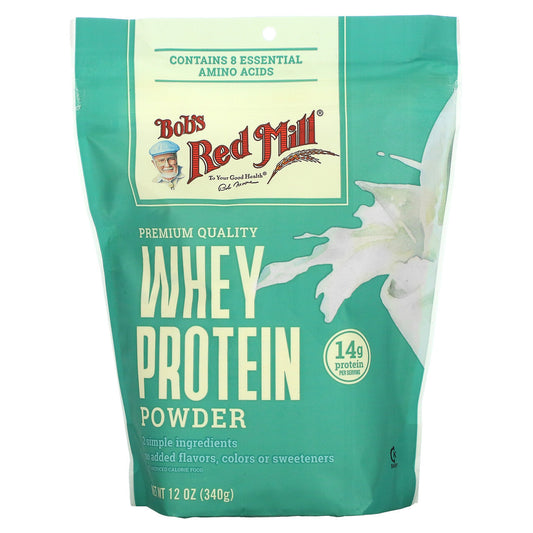 Bob's Red Mill Whey Protein Powder (4 pouches x 12 OZ )