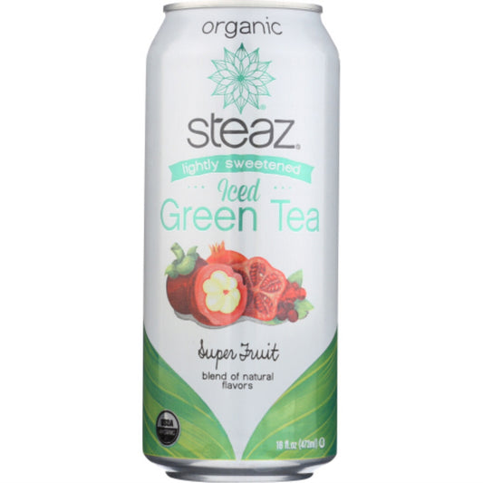 Steaz Teaz Superfruit (12 cans x16OZ )