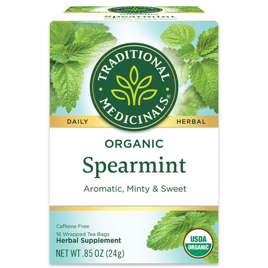Traditional Medicinals Spearmint Tea (6 boxes x16 Bags)