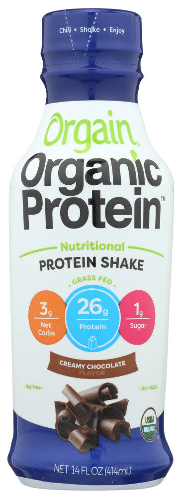 Orgain Brand Organic Protein Shake 26g (12 bottles x 14 oz)