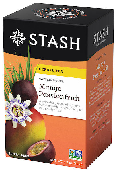 Stash Tea Mango Passionfruit Tea (6 boxes x20 CT)