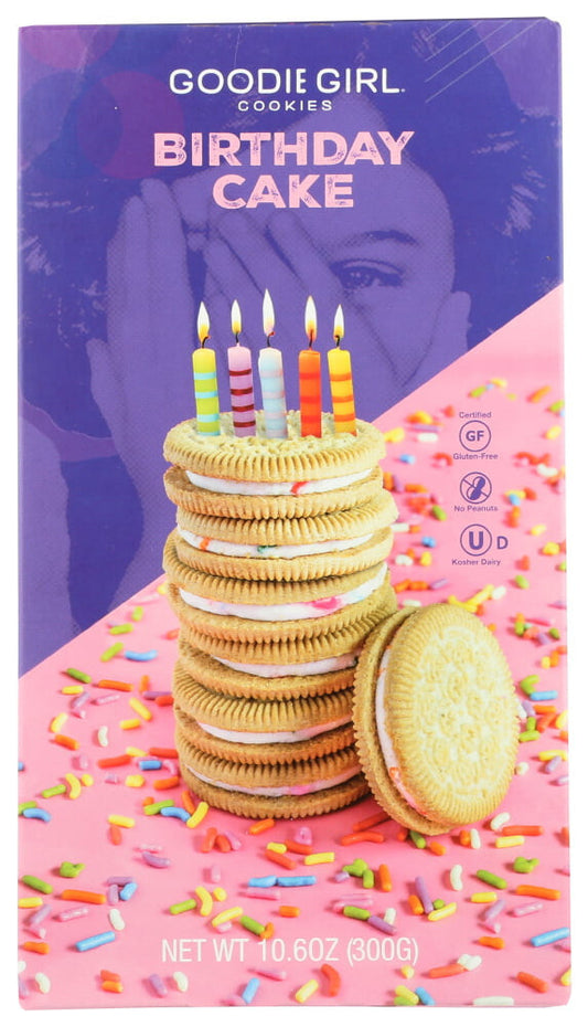 Goodie Girl Brand Birthday Cake flavored cookies (6 boxes x 10.6 oz)
