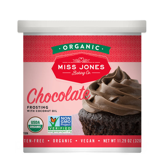 Miss Jones Organic Chocolate Frosting (6 jars)