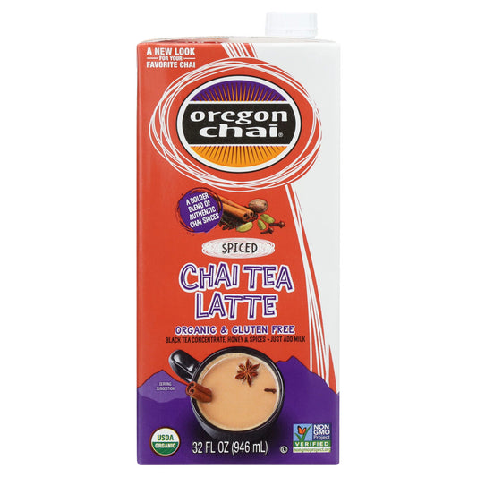 Oregon Chai Brand Spiced Chai Tea Latte (6 containers x 32 oz)