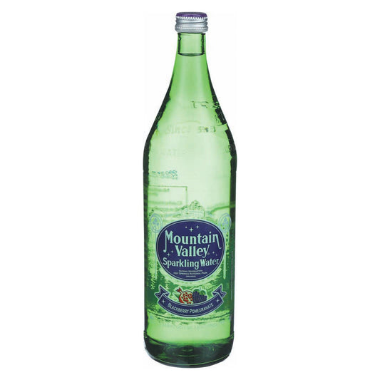 Mountain Valley Sparkling Water Blackberry Pomegranate (12 bottles x 33.8 oz)