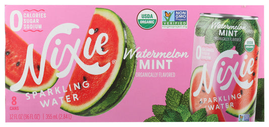 Nixie Sparkling Water Watermelon Mint ( 3 cases x 8 per pk   )