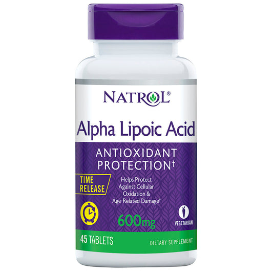 Natrol alpha lipoic 600 mg (45 tablets )