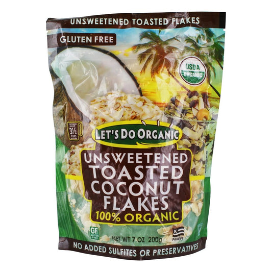 Let's Do Organics Organic Toasted Coconut Flakes (12 bags)