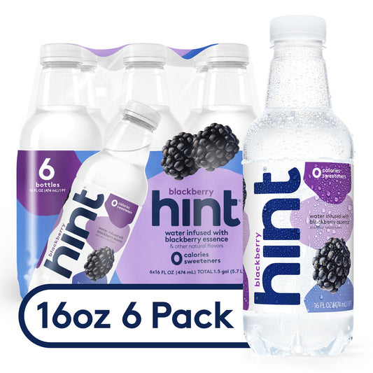 Hint Water Blackberry 6 pack (4 x 6 pack)