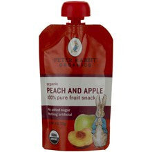 Peter Rabbit Organics Peach & Apple Fruit Snacks (10 pouches X 4.4 OZ)