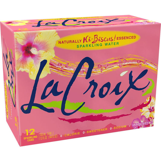 La Croix Hibiscus Flavored  (Two cases  x 12 per pack )