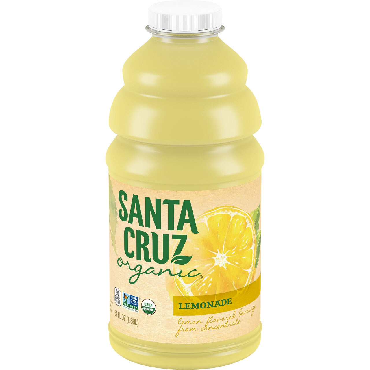 Santa Cruz Brand Organic Lemon Beverage ( 8 Bottles x 64 oz   )