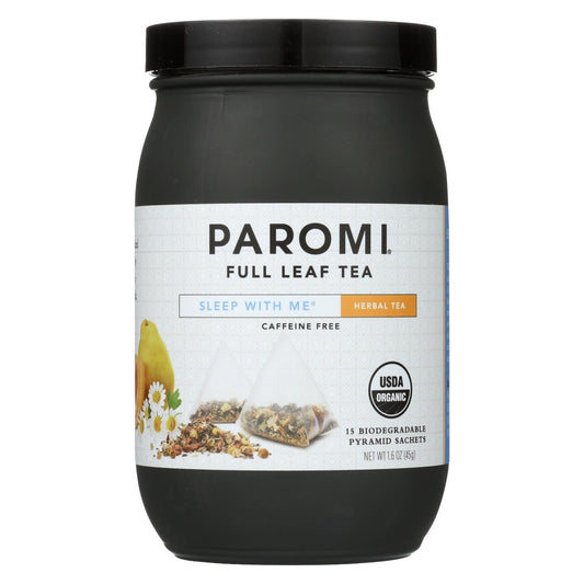 Paromi Brand Organic Full Leaf Tea (Sleep) (6 Jars x 15 count tea bags)
