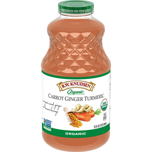 Organic Carrot Ginger Turmeric Juice ( 6 bottles x 32 oz   )