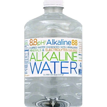 Alk88 alkaline 8.8ph wtr ( 4 x 3 liter bottles)
