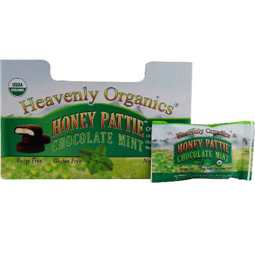Heavenly Organics Brand Honey Patties Chocolate Mint (40 packs)