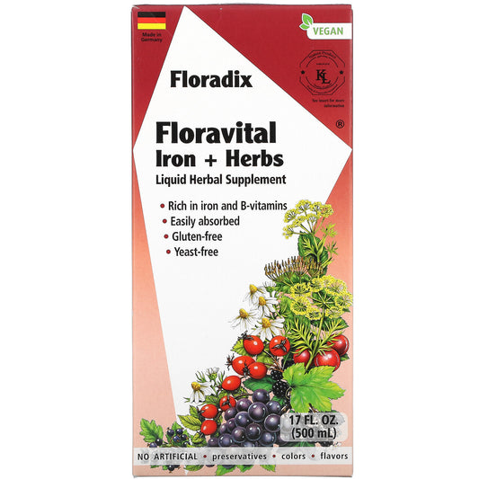 Floradix Floravital Iron+herbs 17 oz