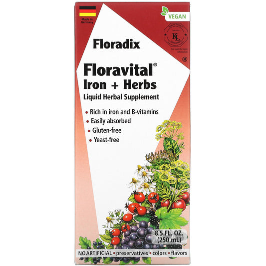 Floradix Floravital iron+herb (8.5 oz)
