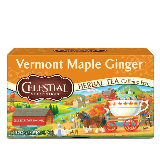 Vermont Maple Ginger tea ( 6 x 20 bag  )
