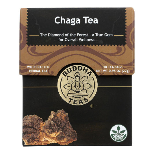 Organic Buddha Brand Chaga Tea (6 boxes x 18 bag  )