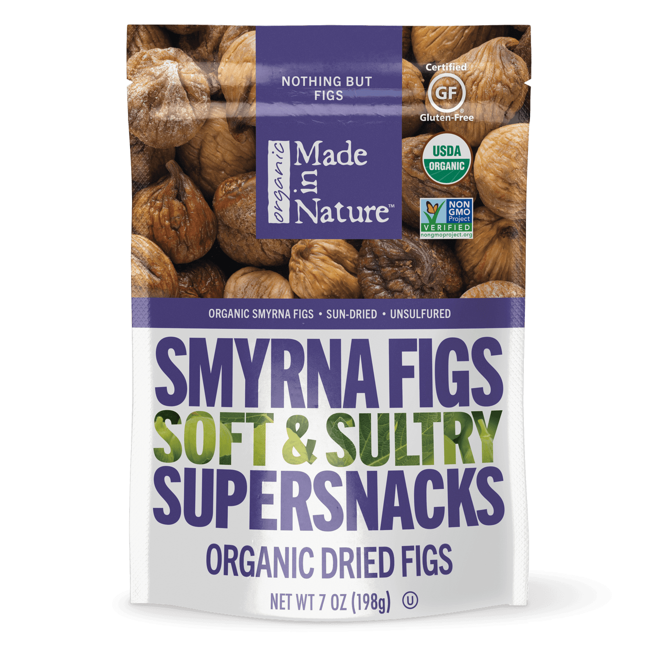 Organic Dried Figs(6 bags x 7 oz)