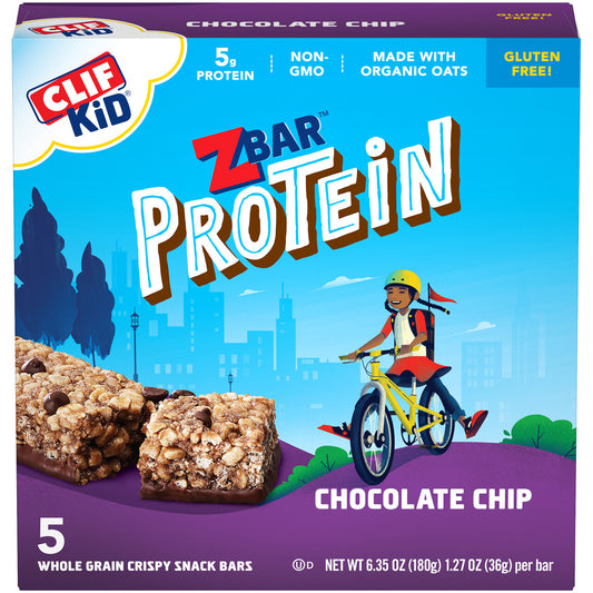 Clif Kid Zbar Protein Chocolate Chip (5 Bars per pack)