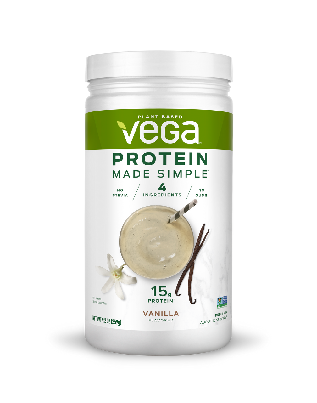 Vega Vanilla Protein Powder  9.2 oz
