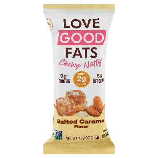 Love Good Fats Brand Clusters Salted Caramel Flavor (12 bars x 1.59 oz)