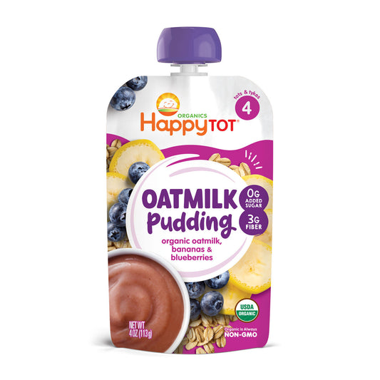 Happy Tot Oatmilk Pudding Blend w/Banana & Blueberry (16x4.00)
