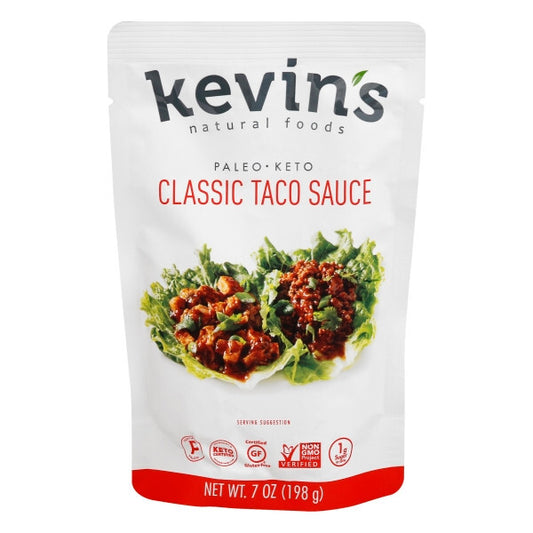 Kevin's Natural Foods Paleo & Keto Classic taco sauce (12 x 7 oz)