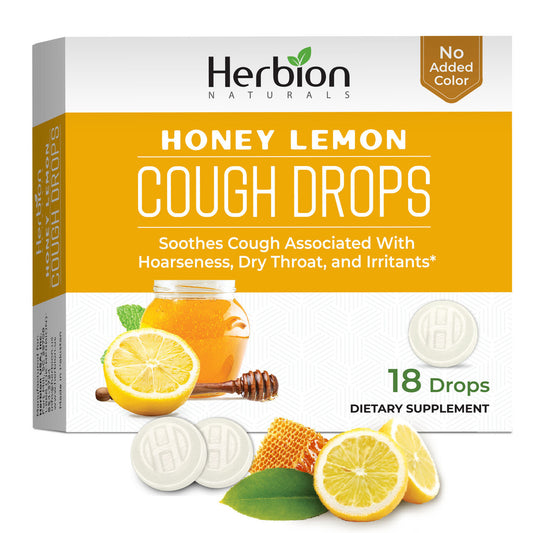 Herbian cough drops Honey Lemon 18 ct