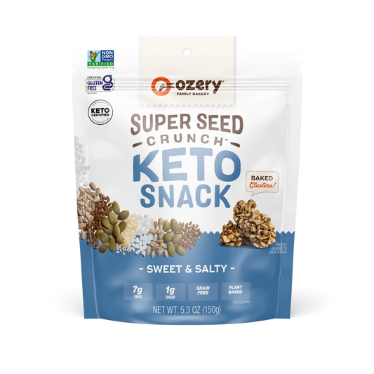 Ozery Brand Super Seed Crunch Keto Snack (6 bags x 5.3 oz   )