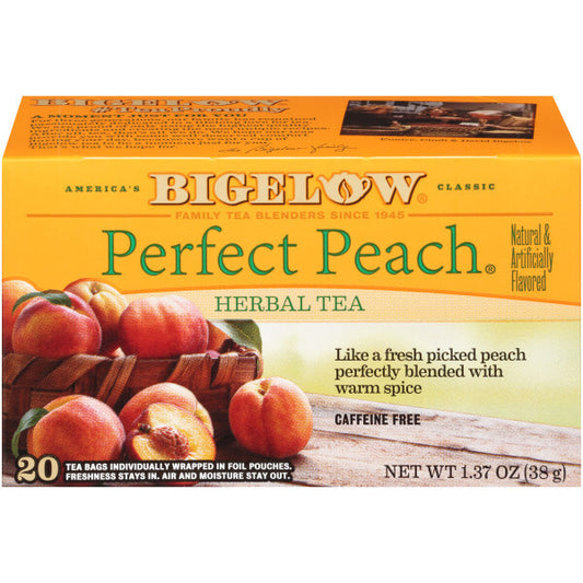 Bigelow Perfect Peach Herbal Tea (6x20 Bag)