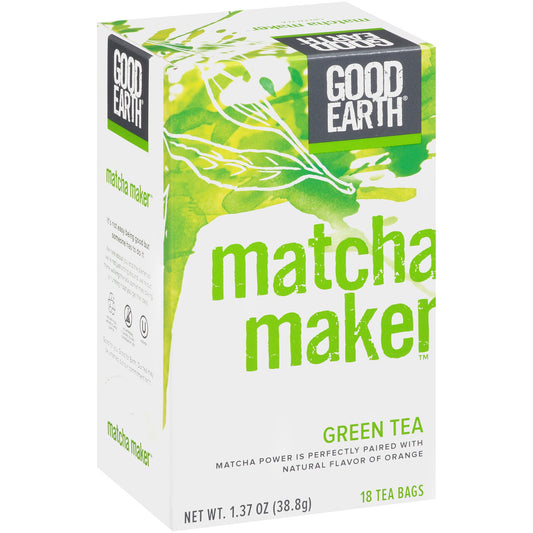 Good Earth Matcha Maker Green tea (6 boxes/18 bags per)