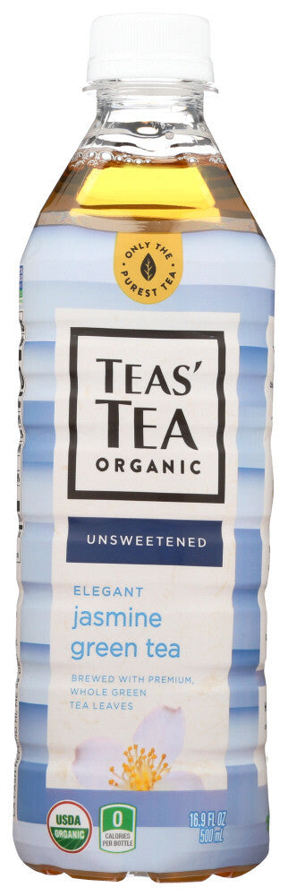 Tea's Tea Brand Organic Jasmine Tea Unsweetened (12 Bottles x 16.9 oz)