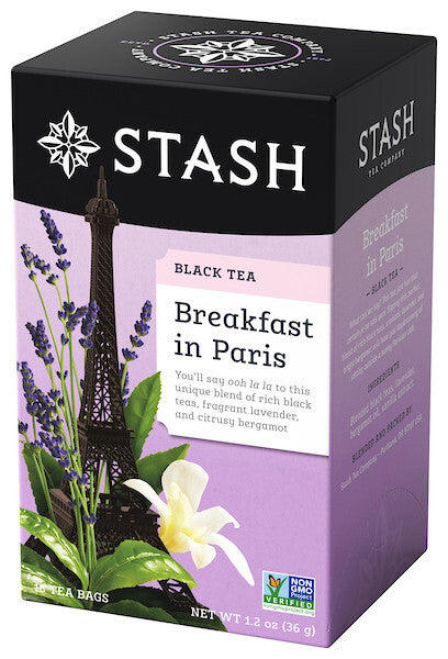 Stash Tea Breakfast In Paris (6 boxes x18 bags )