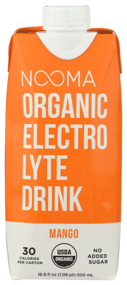 Nooma brand Organic Mango Electrolyte Drink (12 bottles x 16.9 oz   )