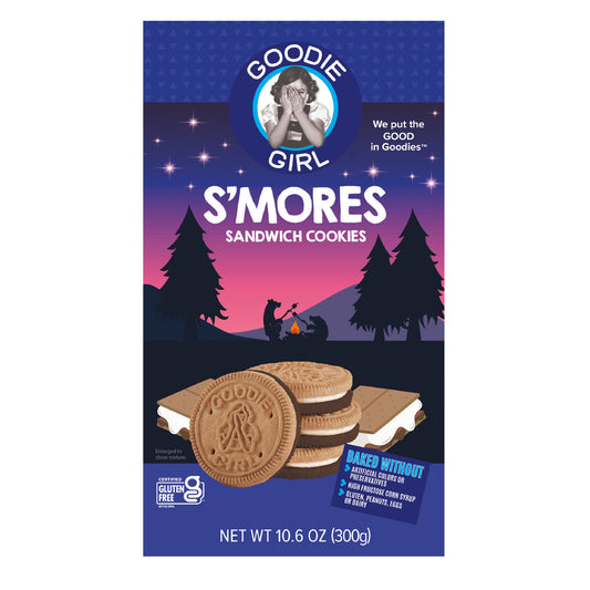 Goodie Girl Brand S'mores Sandwich Cookies (6 boxes x 10.6 oz)