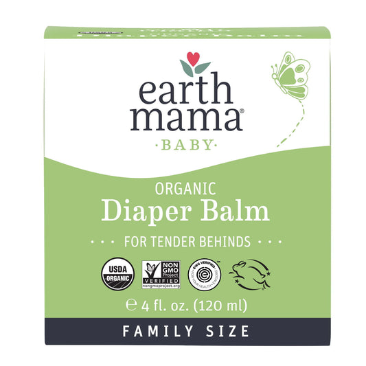 Earth Mama Organic Diaper Balm, 4 oz